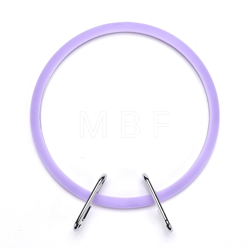 Ring Embroidery Plastic Hoops TOOL-WH0029-05B-1