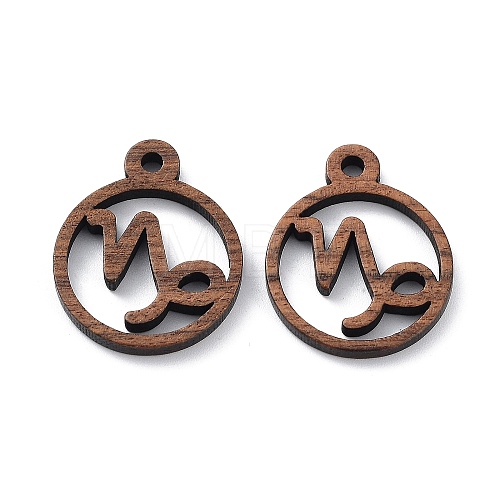 Walnut Wood Laser Cut Pendants WOOD-Q051-07E-1