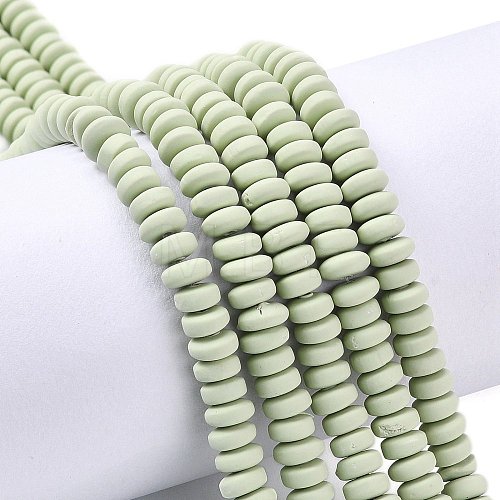 Handmade Polymer Clay Beads Strands CLAY-N008-008-101-1