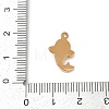 304 Stainless Steel Pendants STAS-L283-26G-03-3