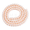 Electroplate Opaque Glass Beads Strands GLAA-T032-P4mm-AB09-3