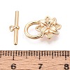 10Pcs Brass Toggle Clasps KK-T073-41G-4