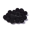 Flocky Acrylic Beads OACR-L011-C-07-1