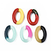 Two Tone Opaque Acrylic Linking Rings OACR-S038-035-2
