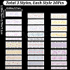 3 Sets 3 Colors Paper Hollow Lace Scrapbook Paper Pads Sets DIY-CP0008-93A-2