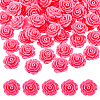 80Pcs Opaque Resin Cabochons RESI-DC0001-61B-1