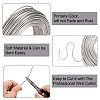 Anodized Aluminum Wire AW-S001-1.0mm-21-7