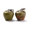 Natural Unakite Pendants G-Z022-01D-2