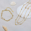 925 Sterling Silver with Natural Pearl Beads Necklaces NJEW-Z030-01G-5