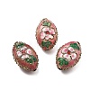 Handmade Cloisonne Beads CLB-Q002-09D-1