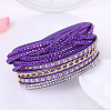 6-row Velvet Multi-strand Bracelets for Women WG11742-02-1