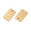 304 Stainless Steel Pendants SA-CBA1839-21G-K-2