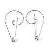 Iron Brooch Findings X-IFIN-K028-01P-1