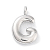 Rack Plating Brass Balloon Letter Pendants X-KK-C050-01P-G-1