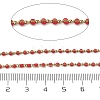 304 Stainless Steel Enamel Twisted Chains STAS-R100-40G-05-2