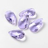 Faceted Teardrop Glass Pendants GLAA-O008-A09-1