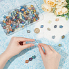 120Pcs 12 Colors Electroplate Glass Beads EGLA-SC0001-32-3