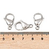 Tarnish Resistant 316 Surgical Stainless Steel Lobster Claw Clasps STAS-316-FL18A-4
