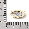 Natural Howlite Pendants KK-C255-22G-07-3