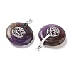 Natural Amethyst Pendants GG-CBAF4FB-02S-B03-2