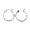 Tarnish Resistant 304 Stainless Steel Hoop Earrings EJEW-F105-10P-4