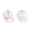 Electroplate Round Glass Beads EGLA-A043-01-AB01-2