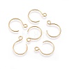 Ion Plating(IP) 304 Stainless Steel Earring Hooks STAS-O119-10G-B-1
