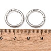 Tarnish Resistant 304 Stainless Steel Open Jump Rings X-STAS-R065-41-5