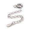 925 Sterling Silver Chain Extenders STER-D036-32AS-2
