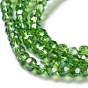 Electroplate Glass Bead Strands LS-EGLA-R015-4mm-14-3
