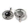 Natural Obsidian Pendants G-Q158-03Q-2