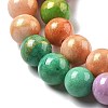 Natural Mashan Jade Beads Strands G-A255-A01-01C-2