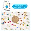 48Pcs 12 Styles Charms Sets Sneaker Shoe Charms PALLOY-AB00036-2