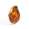 304 Stainless Steel Resin Cuff Open Ring for Women OM2986-3-3