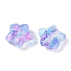 Transparent Spray Paint Glass Beads X1-GLAA-H035-02K-2