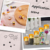 40Pcs Clear Glass Bottles Bead Containers CON-SC0001-15B-01-5