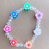 Handmade Polymer Clay Flower Plum Blossom Beads CLAY-CJ0001-09-8