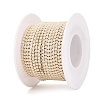 Iron & ABS Plastic Imitation Pearl Tennis Chains CH-Q006-01A-03-2