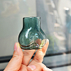 Mini Glass Butt Shape Vase PW-WG1B5D6-01-1