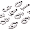 304 Stainless Steel Charms STAS-R108-3