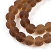 Transparent Glass Beads Strands GLAA-T032-T8mm-MD23-3