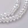 Electroplate Glass Beads Strands EGLA-F124-FR-B11-3