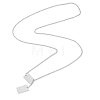 304 Stainless Steel Lariat Necklaces STAS-OY015-61P-1