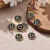 Golden Plated Alloy Charms LS-ENAM-S118-02U-5