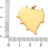 304 Stainless Steel Pendant Cabochon Settings STAS-Z204-04G-02-3