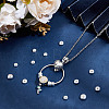 12Pcs 925 Sterling Silver Beads STER-DR0001-25C-4