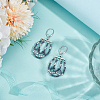 2Pcs 925 Sterling Silver Leverback Earring Findings STER-BC0003-08P-4