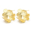 Rack Plating Brass Stud Earrings X-EJEW-M247-13G-1