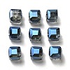 Electorplated Glass Beads EGLA-E006-2L-3