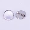316 Surgical Stainless Steel Brooch Findings STAS-WH0016-07P-2